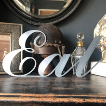 Load image into Gallery viewer, Galvanized Steel Metal Eat Wall Decoration.

