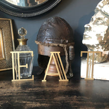 Load image into Gallery viewer, Gold Distressed 5&quot; or 12&quot; Art Deco Lettering A-Z 0-9
