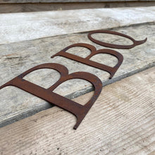 Load image into Gallery viewer, 5&quot; Classic Font Rusty Metal Alphabet Letters A-Z 0-9
