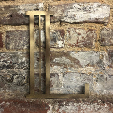 Load image into Gallery viewer, Gold Distressed 5&quot; or 12&quot; Art Deco Lettering A-Z 0-9

