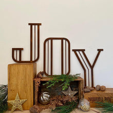 Load image into Gallery viewer, Rusty Metal 5&quot; or 12&quot; Art Deco Lettering A-Z 0-9

