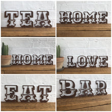 Load image into Gallery viewer, Rusty 5&quot; Carnival Metal Letters A-Z

