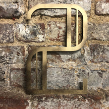 Load image into Gallery viewer, Gold Distressed 5&quot; or 12&quot; Art Deco Lettering A-Z 0-9
