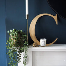 Load image into Gallery viewer, Distressed Gold 5&quot; or 12&quot; Classic Metal Letters, A-Z, 0-9
