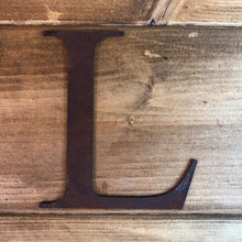 Load image into Gallery viewer, 5&quot; Classic Font Rusty Metal Alphabet Letters A-Z 0-9
