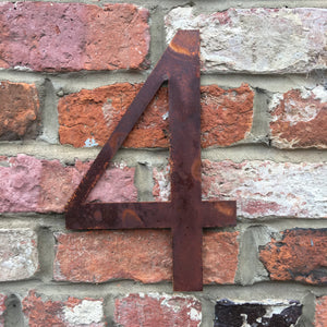 Classic Rusty Metal Letters 5" And 12" A-Z 0-9 Rustic Signs For The Home And Garden