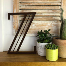 Load image into Gallery viewer, Rusty Metal 5&quot; or 12&quot; Art Deco Lettering A-Z 0-9
