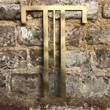 Load image into Gallery viewer, Gold Distressed 5&quot; or 12&quot; Art Deco Lettering A-Z 0-9
