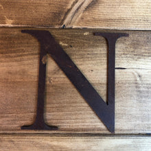 Load image into Gallery viewer, 5&quot; Classic Font Rusty Metal Alphabet Letters A-Z 0-9
