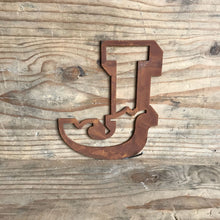 Load image into Gallery viewer, Rusty 5&quot; Carnival Metal Letters A-Z
