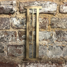 Load image into Gallery viewer, Gold Distressed 5&quot; or 12&quot; Art Deco Lettering A-Z 0-9
