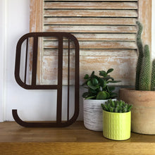 Load image into Gallery viewer, Rusty Metal 5&quot; or 12&quot; Art Deco Lettering A-Z 0-9
