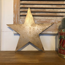 Load image into Gallery viewer, Distressed Gold 5&quot; or 12&quot; Classic Metal Letters, A-Z, 0-9
