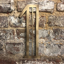 Load image into Gallery viewer, Gold Distressed 5&quot; or 12&quot; Art Deco Lettering A-Z 0-9
