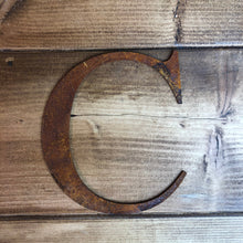 Load image into Gallery viewer, 5&quot; Classic Font Rusty Metal Alphabet Letters A-Z 0-9
