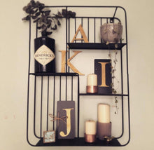 Load image into Gallery viewer, Distressed Gold 5&quot; or 12&quot; Classic Metal Letters, A-Z, 0-9
