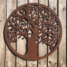 Load image into Gallery viewer, Rusty Tree Of Life Garden Decoration
