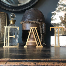 Load image into Gallery viewer, Gold Distressed 5&quot; or 12&quot; Art Deco Lettering A-Z 0-9
