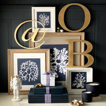 Load image into Gallery viewer, Distressed Gold 5&quot; or 12&quot; Classic Metal Letters, A-Z, 0-9
