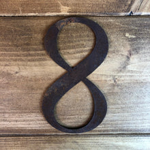 Load image into Gallery viewer, 5&quot; Classic Font Rusty Metal Alphabet Letters A-Z 0-9
