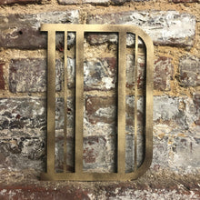 Load image into Gallery viewer, Gold Distressed 5&quot; or 12&quot; Art Deco Lettering A-Z 0-9
