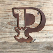Load image into Gallery viewer, Rusty 5&quot; Carnival Metal Letters A-Z
