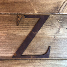 Load image into Gallery viewer, 5&quot; Classic Font Rusty Metal Alphabet Letters A-Z 0-9

