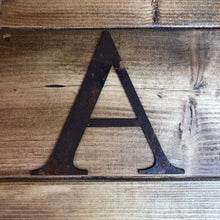 Load image into Gallery viewer, 5&quot; Classic Font Rusty Metal Alphabet Letters A-Z 0-9
