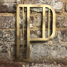 Load image into Gallery viewer, Gold Distressed 5&quot; or 12&quot; Art Deco Lettering A-Z 0-9
