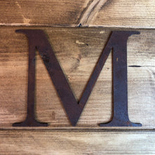 Load image into Gallery viewer, 5&quot; Classic Font Rusty Metal Alphabet Letters A-Z 0-9
