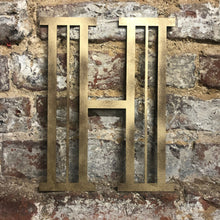 Load image into Gallery viewer, Gold Distressed 5&quot; or 12&quot; Art Deco Lettering A-Z 0-9
