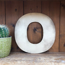 Load image into Gallery viewer, 12&quot; and 5&quot; Gold Fat Font Metal Letters.
