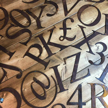 Load image into Gallery viewer, 5&quot; Classic Font Rusty Metal Alphabet Letters A-Z 0-9
