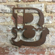 Load image into Gallery viewer, Rusty 12&quot; Carnival Metal Letters A-Z
