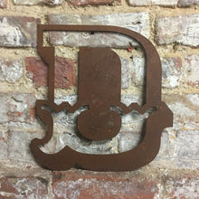 Load image into Gallery viewer, Rusty 12&quot; Carnival Metal Letters A-Z
