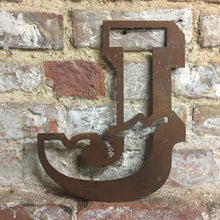 Load image into Gallery viewer, Rusty 12&quot; Carnival Metal Letters A-Z
