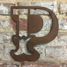 Load image into Gallery viewer, Rusty 12&quot; Carnival Metal Letters A-Z
