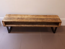 Load image into Gallery viewer, Industrial Style Reclaimed Scaffold Board &amp; Steel Sideboard \ TV Unit \ Console Table
