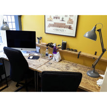 Load image into Gallery viewer, Steel &amp; Reclaimed Scaffold Board Rustic Industrial Look Desk
