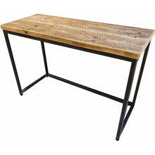 Load image into Gallery viewer, Steel &amp; Reclaimed Scaffold Board Rustic Industrial Look Desk
