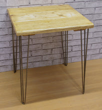 Load image into Gallery viewer, Gibbs Design Furniture - Rustic Industrial Look Cafe Table with Hairpin Legs
