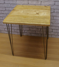 Load image into Gallery viewer, Gibbs Design furniture - Rustic Industrial Look Cafe Table with Hairpin Legs - Image 2
