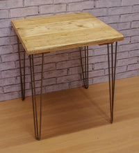 Load image into Gallery viewer, Gibbs Design furniture - Rustic Industrial Look Cafe Table with Hairpin Legs - Image 3
