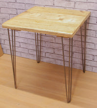 Load image into Gallery viewer, Gibbs Design furniture - Rustic Industrial Look Cafe Table with Hairpin Legs - Image 5
