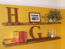 Load image into Gallery viewer, Reclaimed Scaffold Board Rustic Floating Shelves
